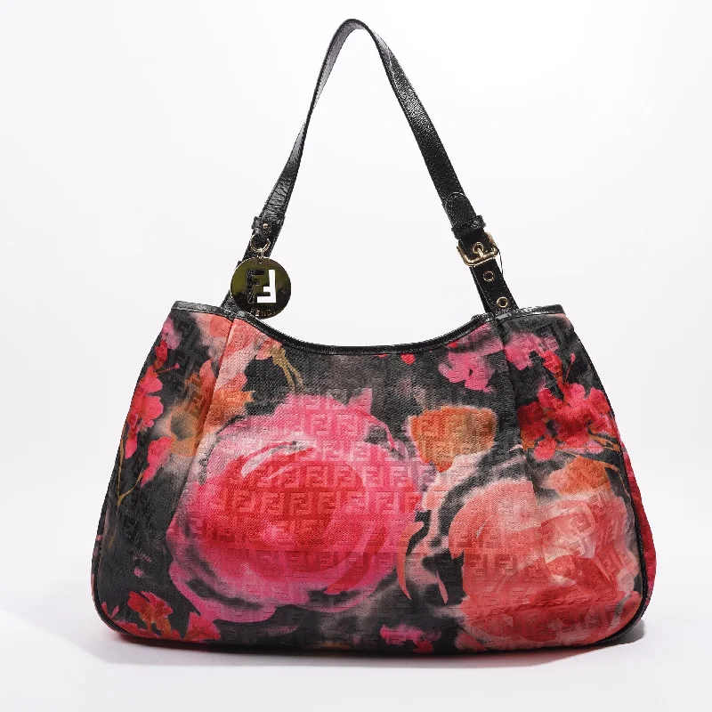 Fendi Womens Hobo Bag Multicolour