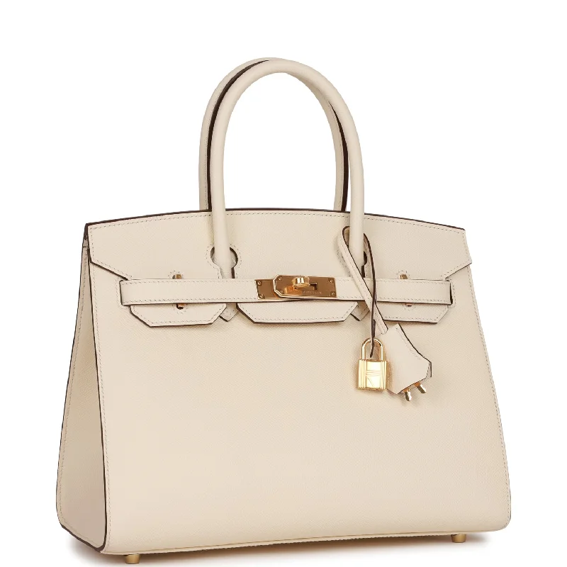 Hermes Birkin Sellier 30 Nata Epsom Gold Hardware