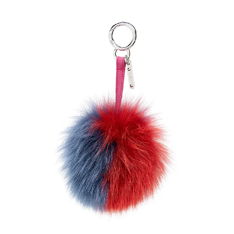 Fendi Fox Fur Pom Pom Bag Charm (SHF-18266)