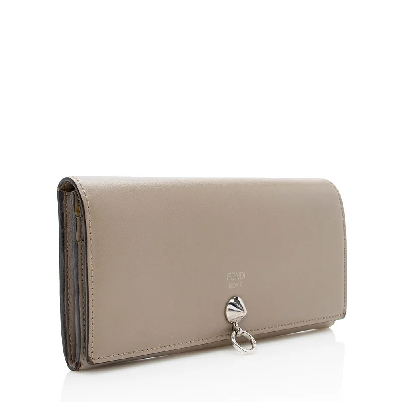 Fendi Calfskin By The Way Continental Wallet (SHF-17993)