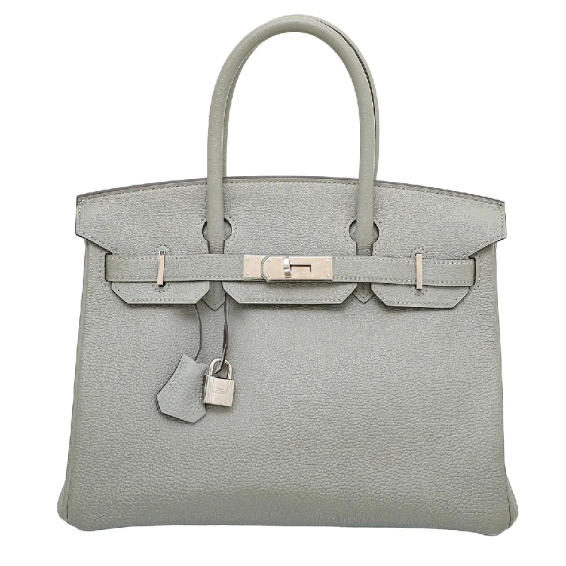 Hermes Gris Mouette Togo Birkin 30 Bag