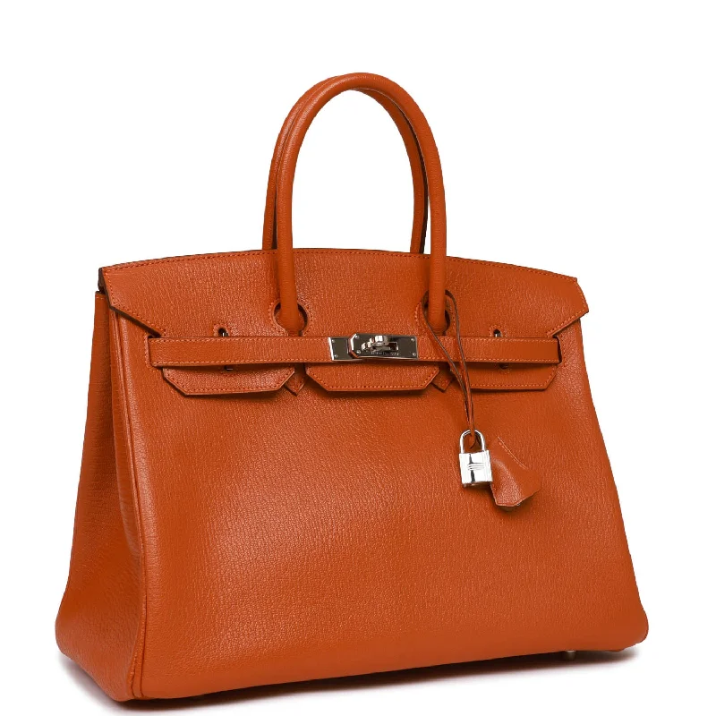 Hermes Birkin 35 Potiron Chevre Palladium Hardware