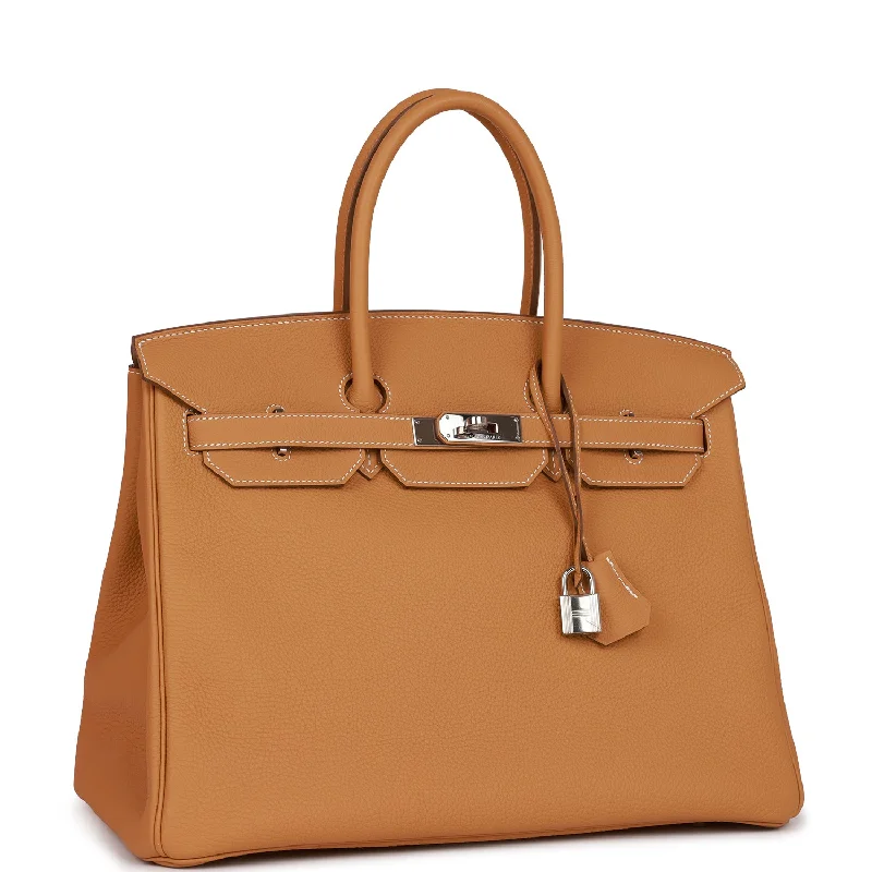 Hermes Birkin 35 Sable Togo Palladium Hardware