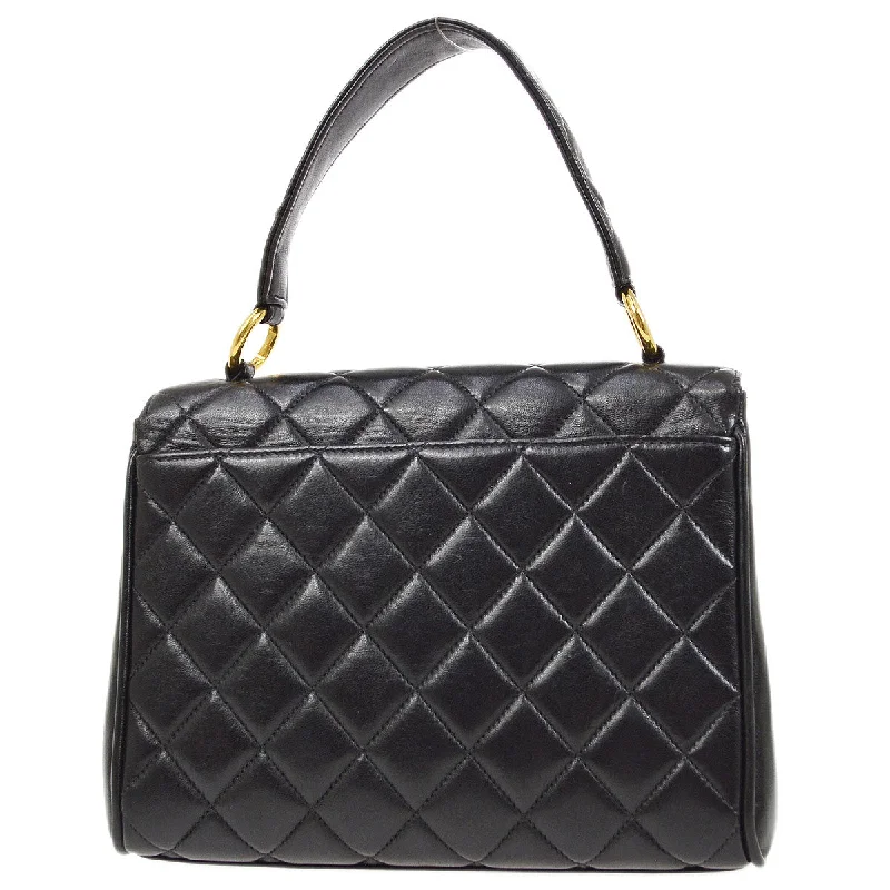 CHANEL 1996-1997 Handbag Mini Black Lambskin