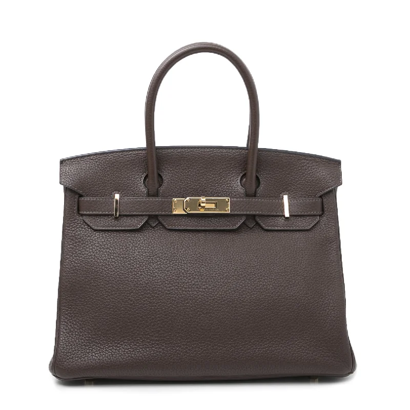 Hermes Chocolate Birkin 30 Bag