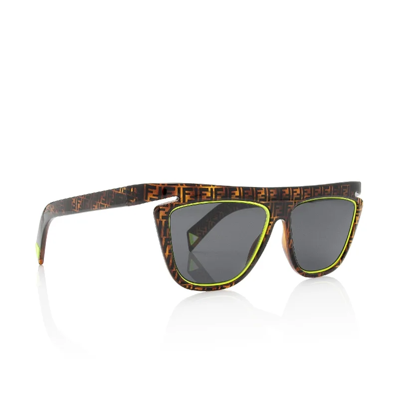 Fendi FF Neon Square Sunglasses (SHF-WzBR7v)