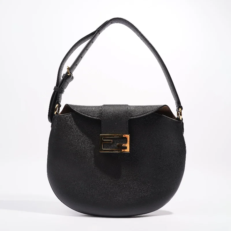 Fendi Croissant Bag Black / Brown Leather