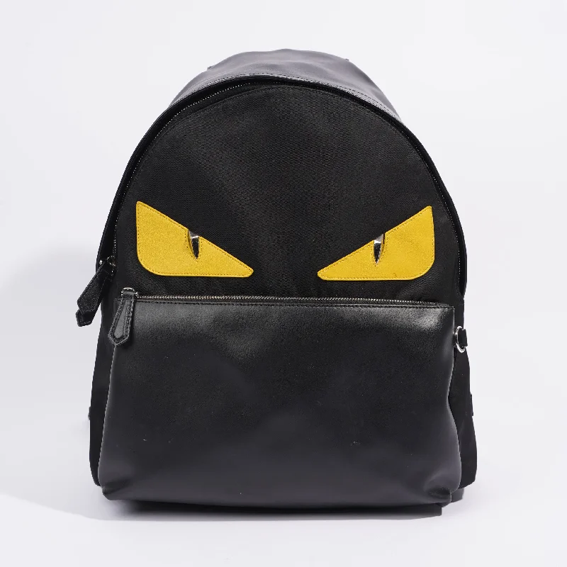 Fendi Monster Eyes Black / Yellow Nylon