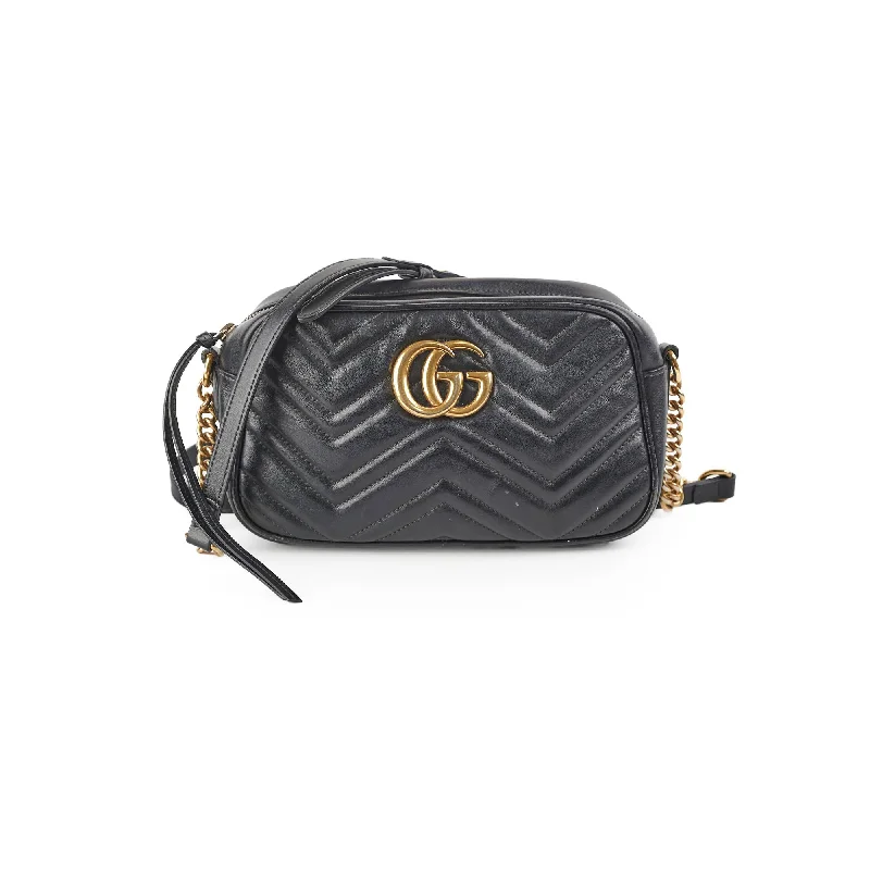 Gucci Marmont Camera Small Black Bag