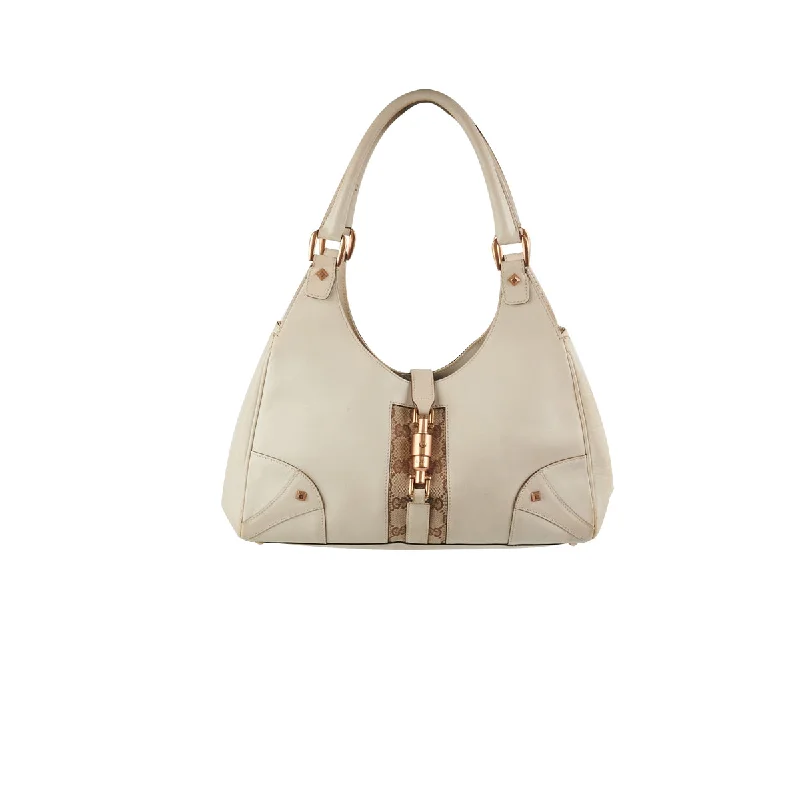 Gucci Cream Leather Shoulder Bag