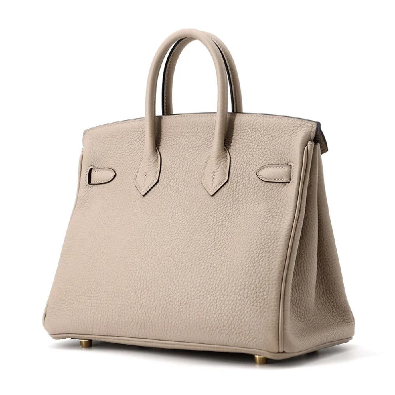 HERMES Birkin Gris Tourterelle Togo Leather Size 25