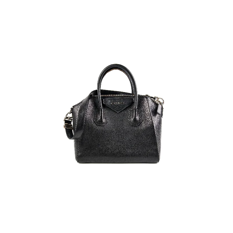 Givency Antigona Small Grained Calfskin Black