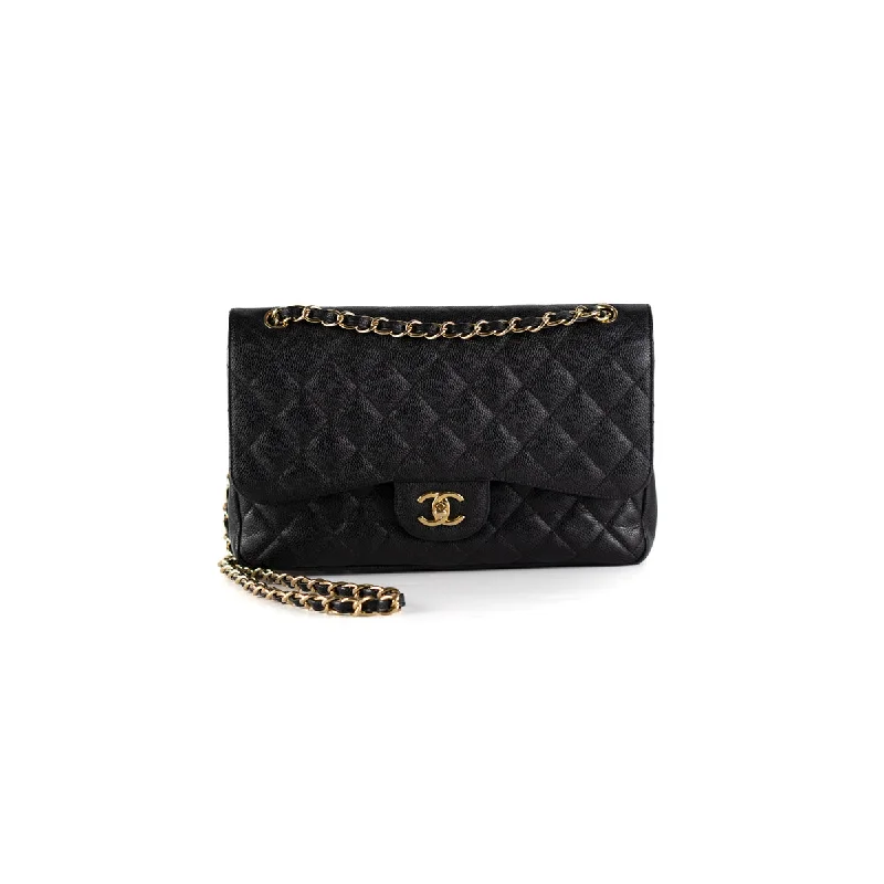 Chanel Classic Jumbo Black Caviar GHW