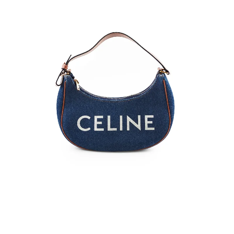 Celine Medium Ava Denim Shoulder Bag