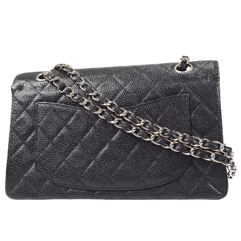 CHANEL 1997-1999 Classic Double Flap Small Black Caviar