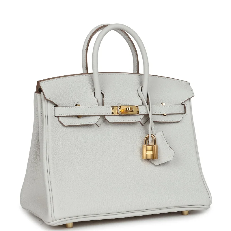 Hermes Birkin 25 Gris Pale Togo Gold Hardware