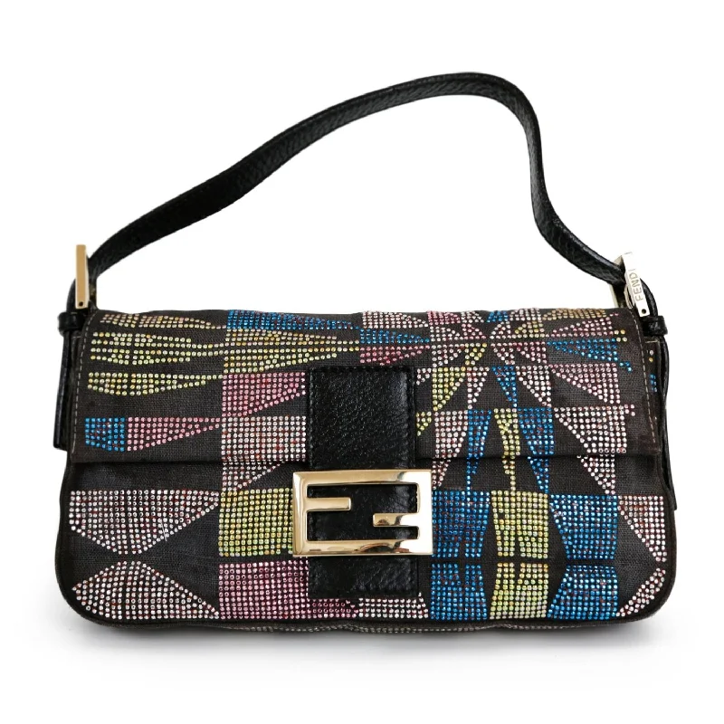 Fendi Multi Glitter Baguette