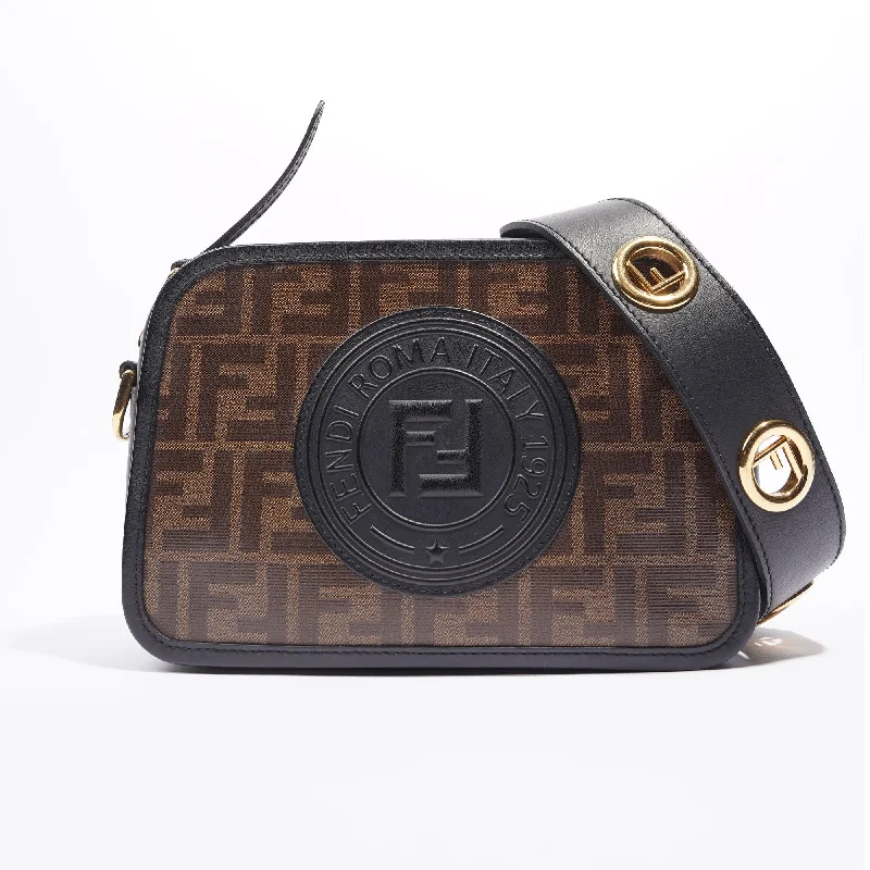 Fendi Camera Case Monogram Leather / Canvas