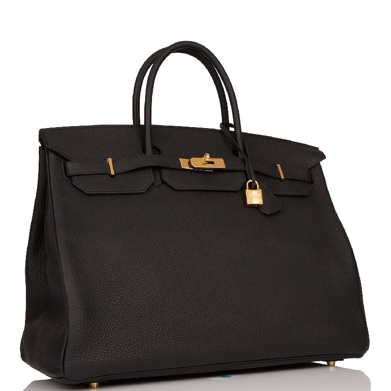 Hermes Birkin 40 Black Togo Gold Hardware