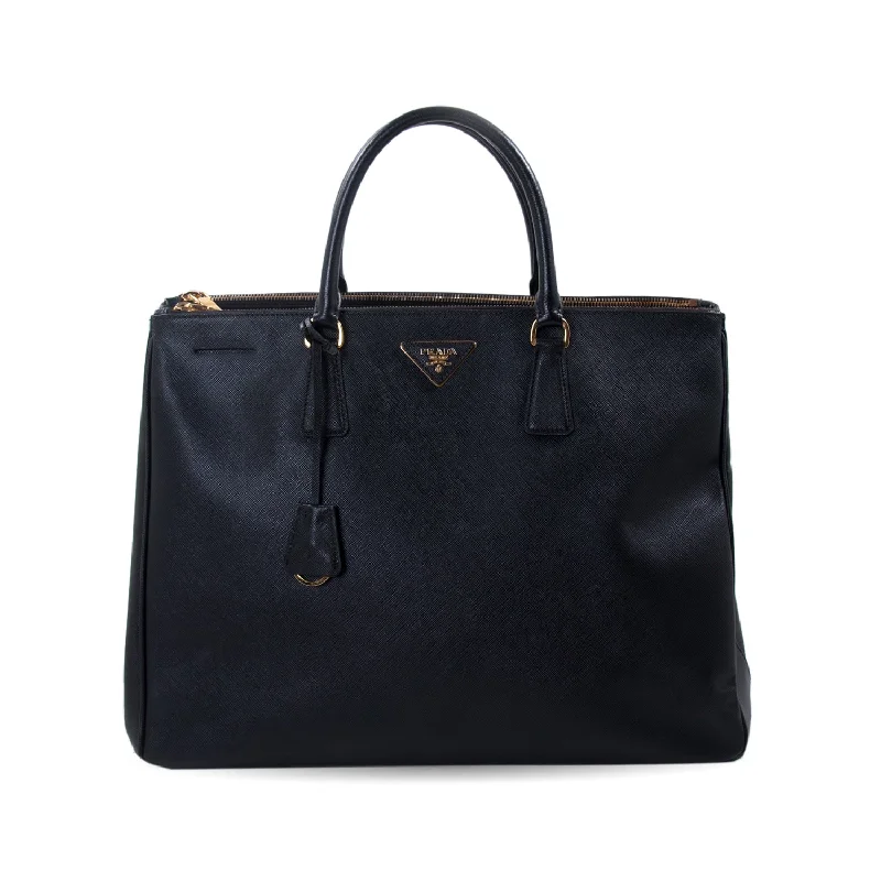 Prada Extra Large Lux Galleria Double Zip Tote