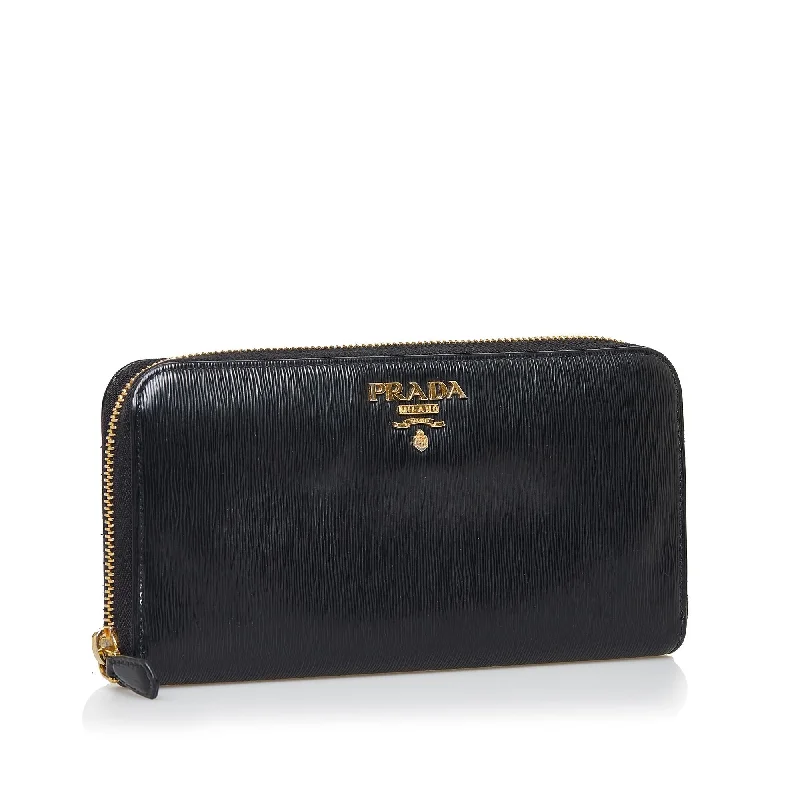 Prada Saffiano Zip Around Long Wallet 25kH7y