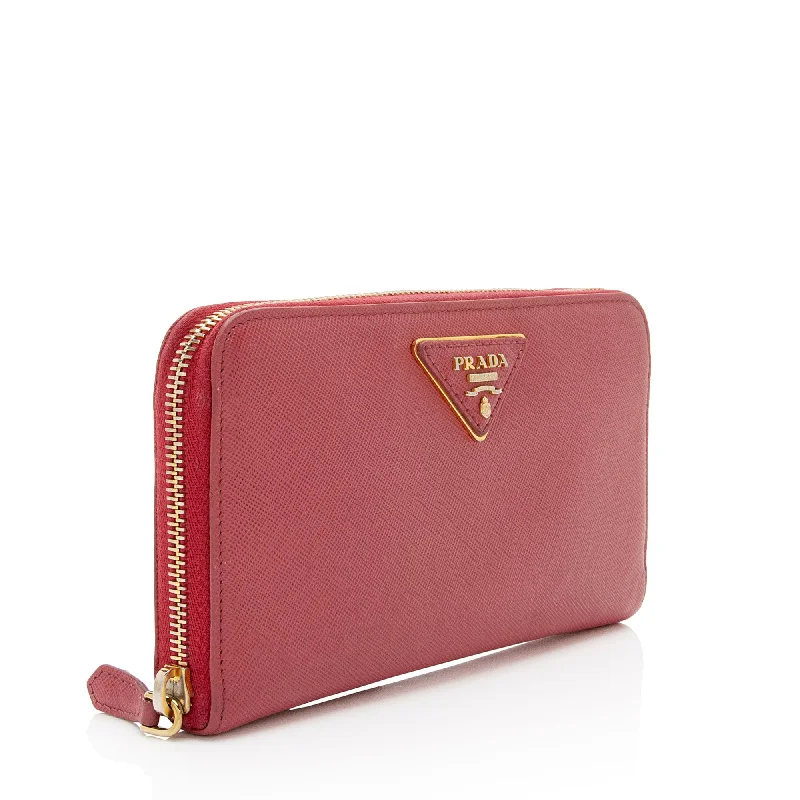 Prada Saffiano Zip Around Wallet mZT3Q2