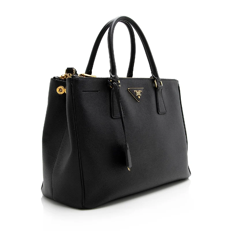 Prada Saffiano Lux Double-Zip Medium Tote 22264