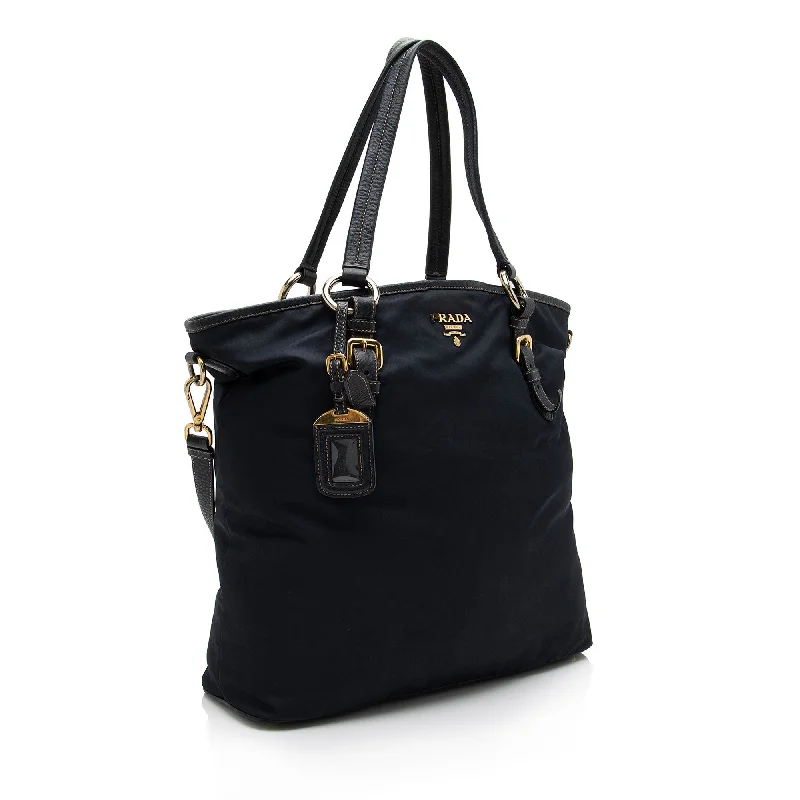 Prada Tessuto Belted Large Convertible Tote TsQlSW