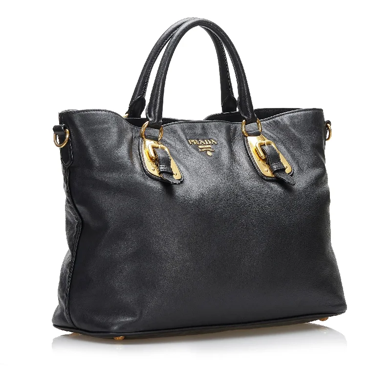 Prada Soft Calf Shopping Tote 36488