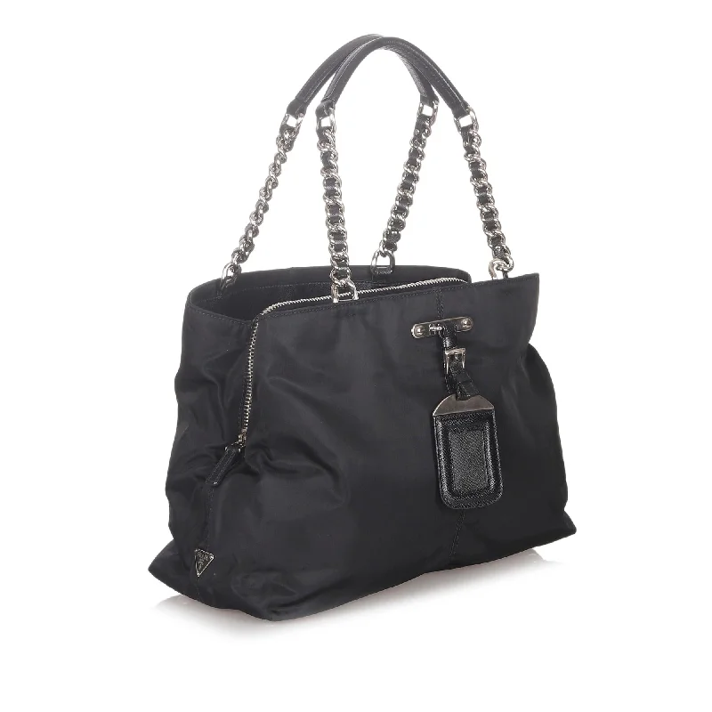 Prada Tessuto Chain Shoulder Bag 31648