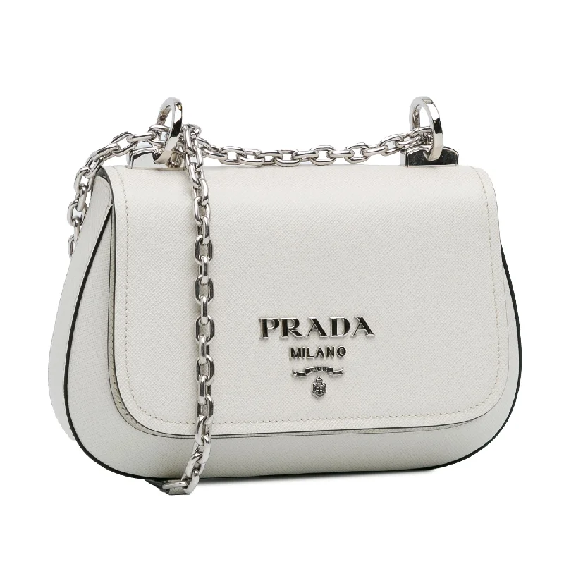 Prada Saffiano Lux Chain Crossbody d27J57