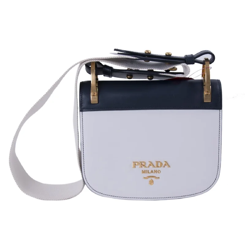 Prada Pionnière Leather Saddle Bag