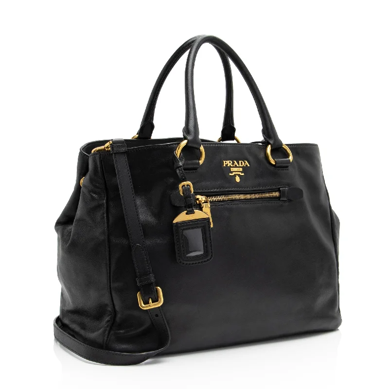 Prada Soft Calf Pocket Shopping Tote neGuwb