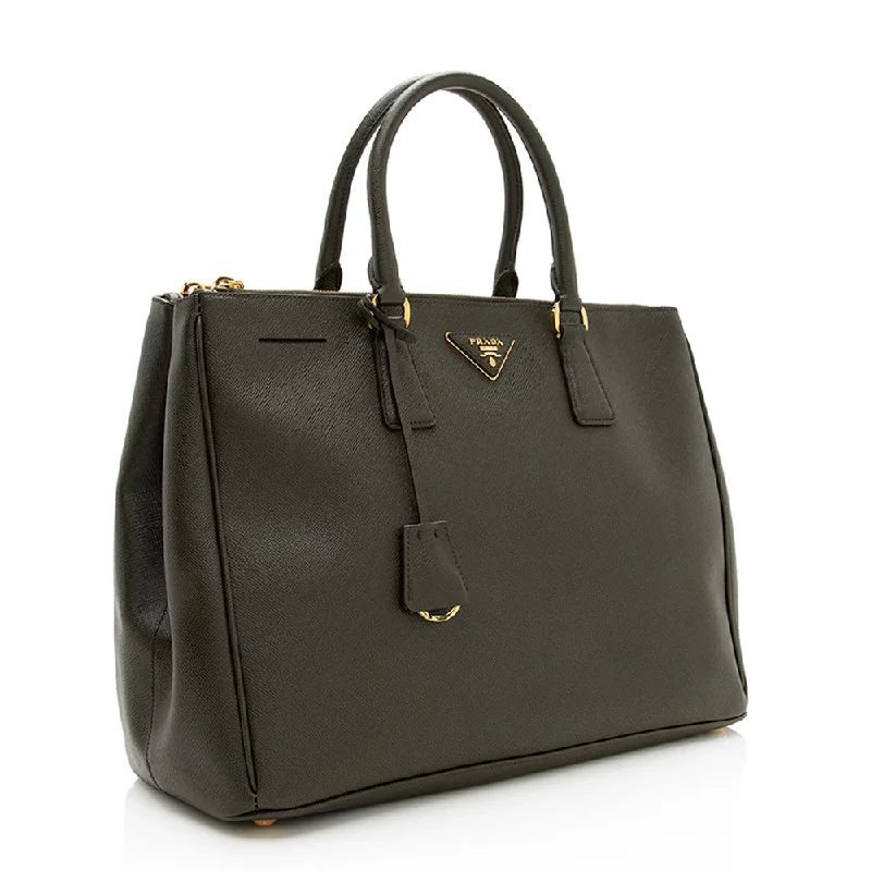 Prada Saffiano Lux Double-Zip Large Tote 19762