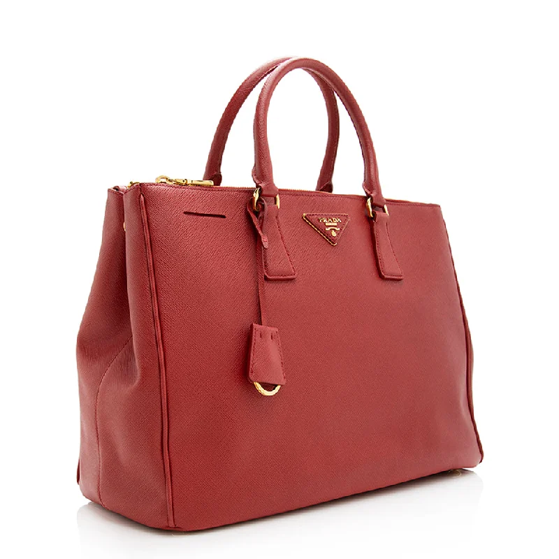 Prada Saffiano Lux Double-Zip Medium Tote 19790