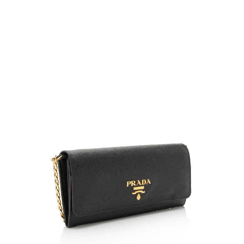 Prada Saffiano Metal Wallet on Chain Bag g2W4tW