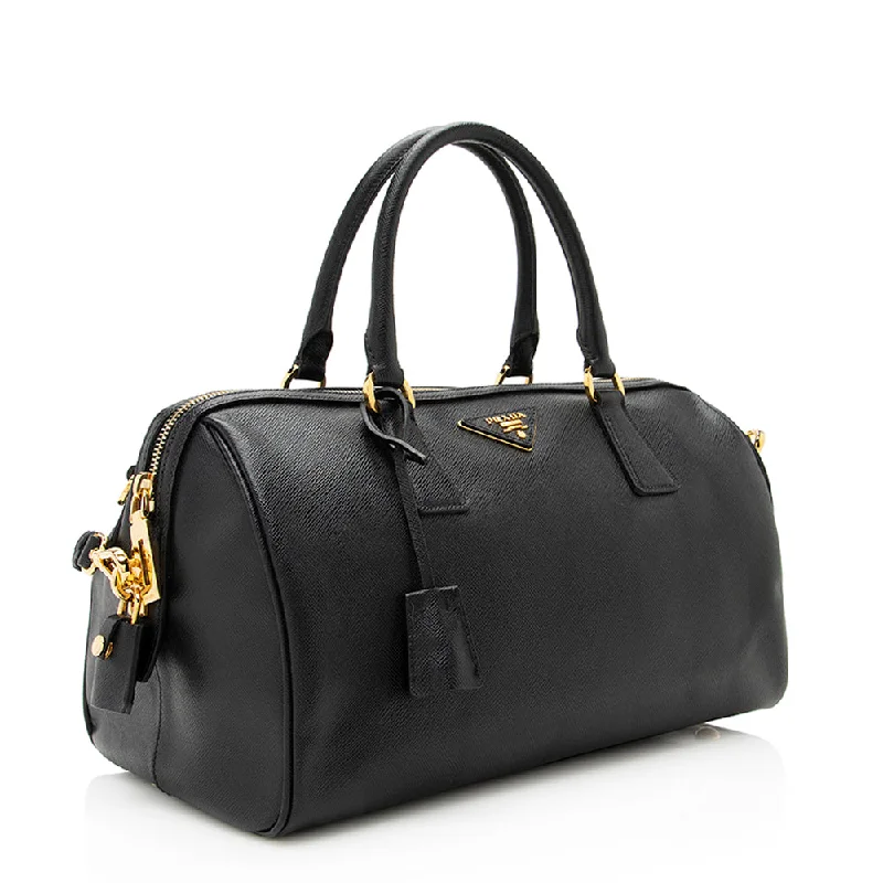 Prada Saffiano Lux Boston Bag 19866