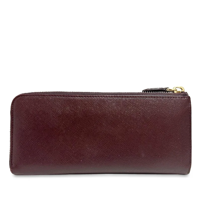 Prada Saffiano Zip Around Long Wallet v5qGlA