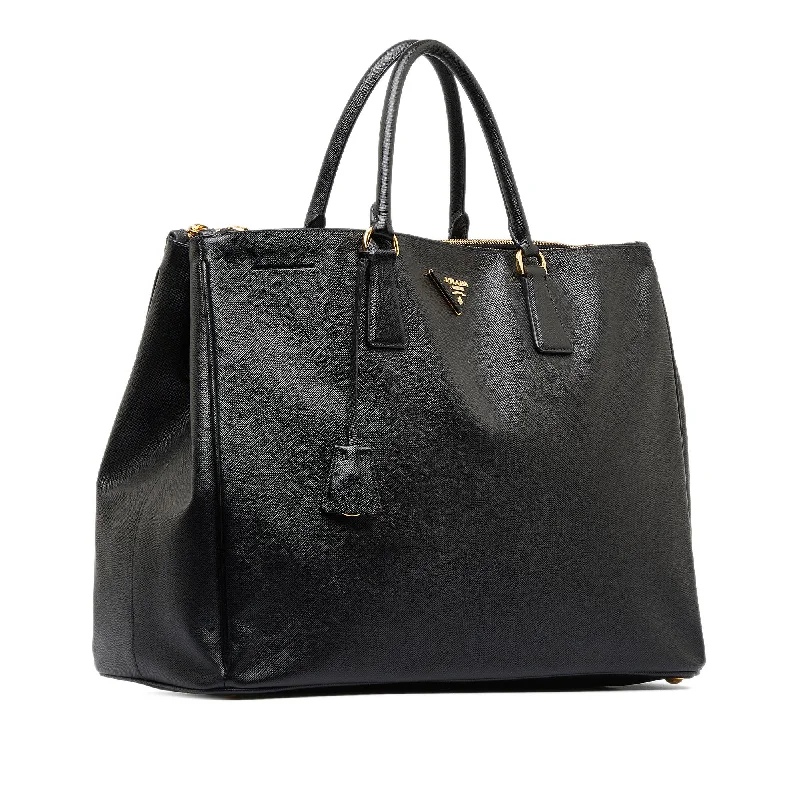 Prada Saffiano Lux Galleria Double Zip Tote eRftwn