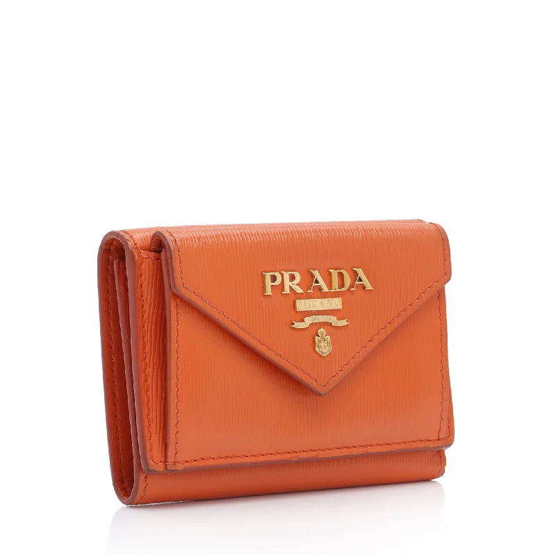 Prada Saffiano Tri-Fold Wallet tgHIYl