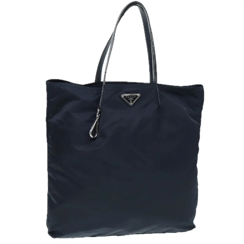 PRADA Tote Bag Nylon Navy Auth 83487