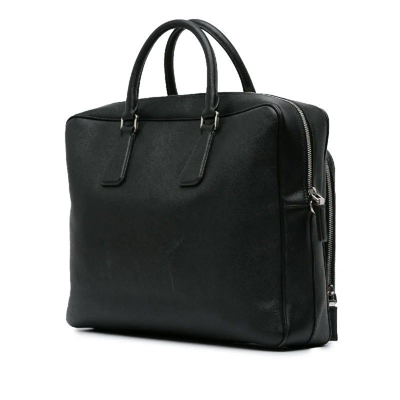 Prada Saffiano Zip Briefcase 9yo9om