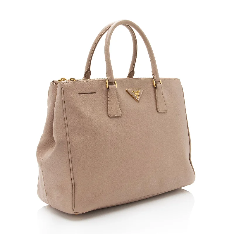 Prada Saffiano Lux Double Zip Large Tote hmTCda