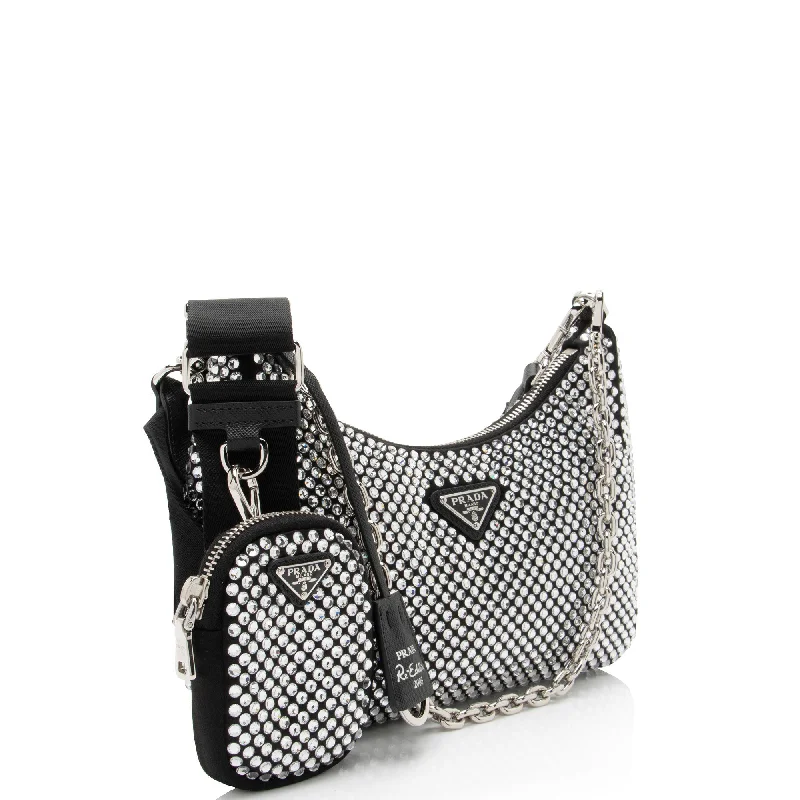 Prada Satin Crystal Re-Edition 2005 Crossbody Lo9CsV