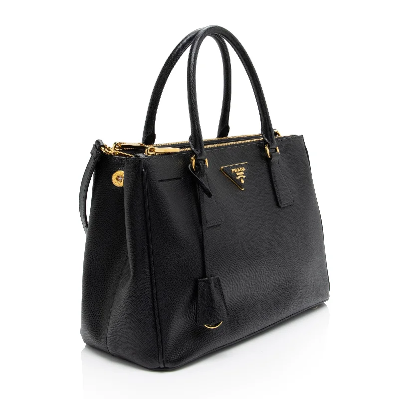 Prada Saffiano Lux Double Zip Small Tote lqv9hG