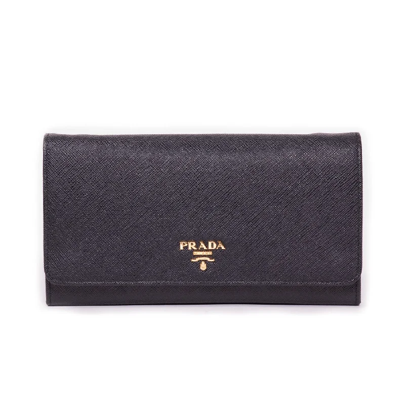 Prada Leather Chain Wallet