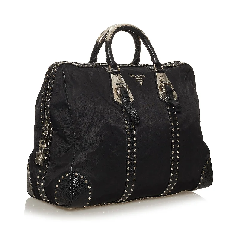 Prada Studded Tessuto Tote Bag 28533