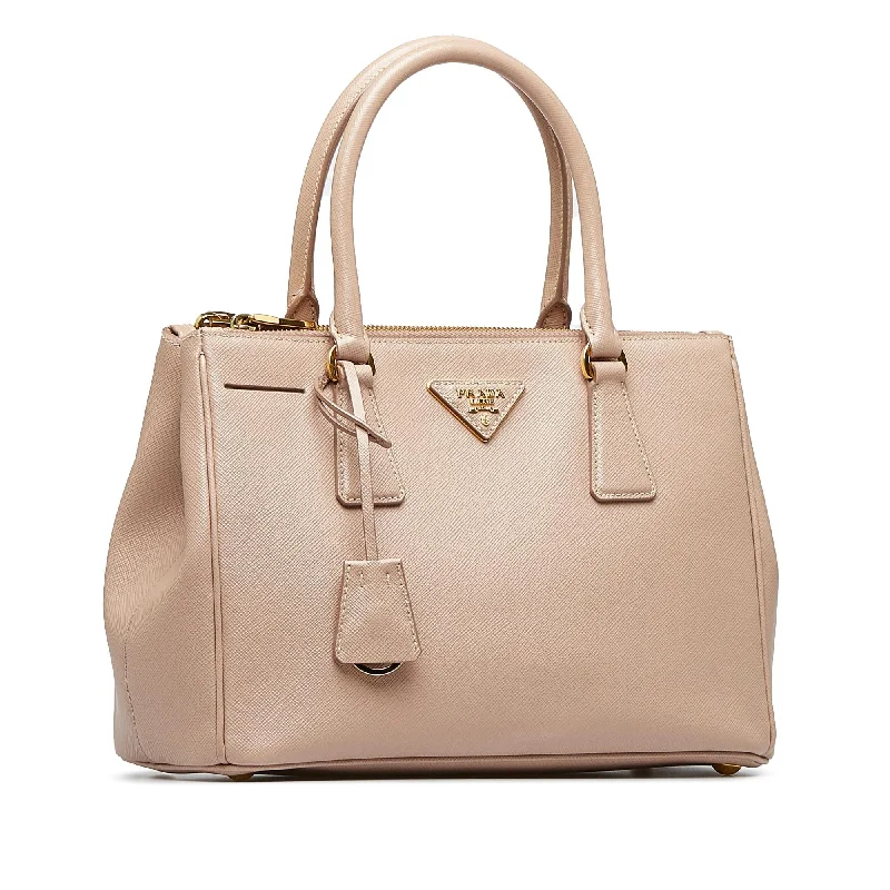 Prada Saffiano Lux Galleria Double Zip Satchel A6N0rD