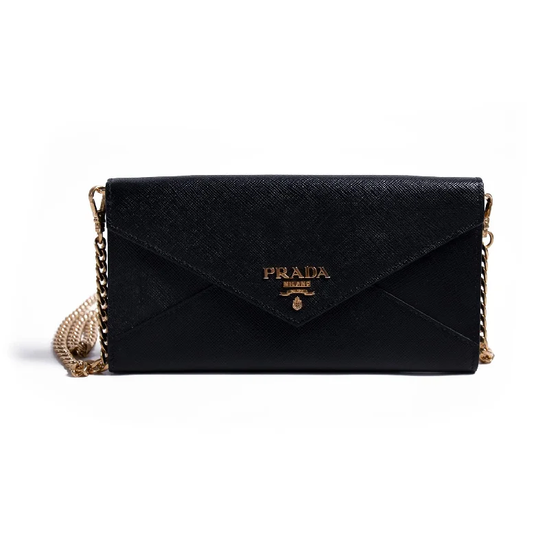 Prada Saffiano Envelope Mini Bag