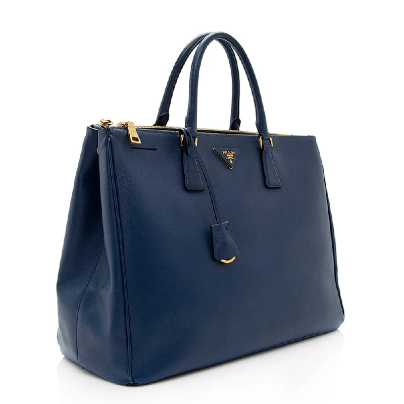 Prada Saffiano Lux Double-Zip Large Tote 19320